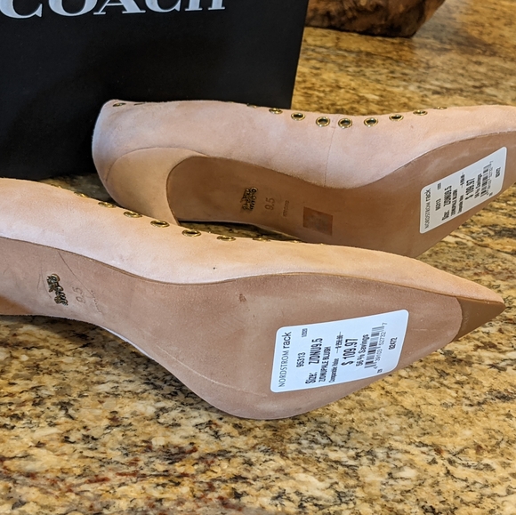 Coach Pink Pumps Heels 9.5 NWT - Picture 4 of 5